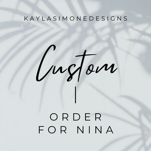 custom sweater for Nina