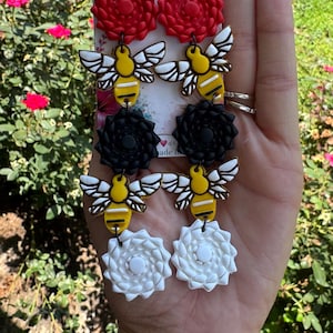 3-stufiges Hänge-Patchwork mit Bienen