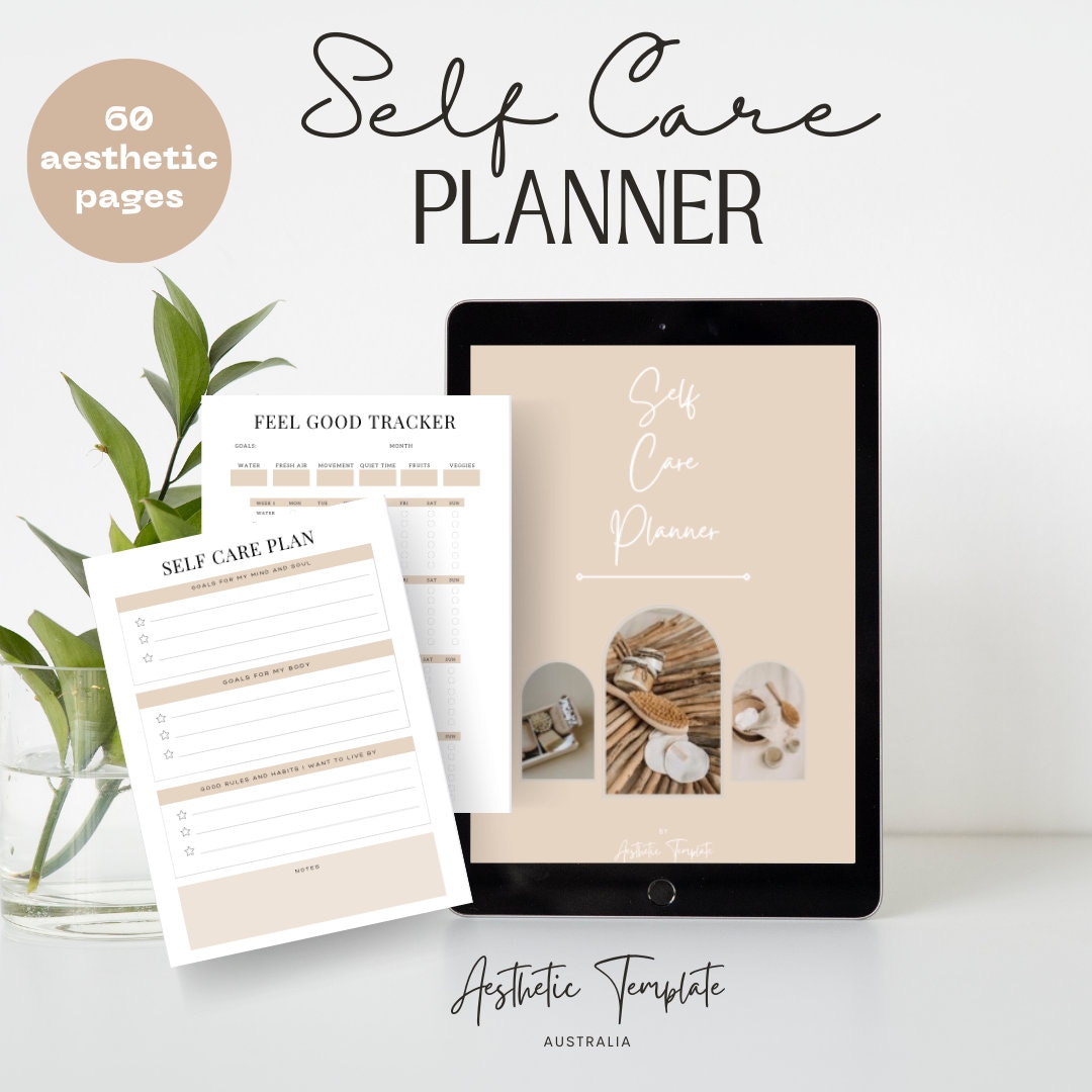 Self Care Planner | Aesthetic | Digital | Goodnotes | iPad