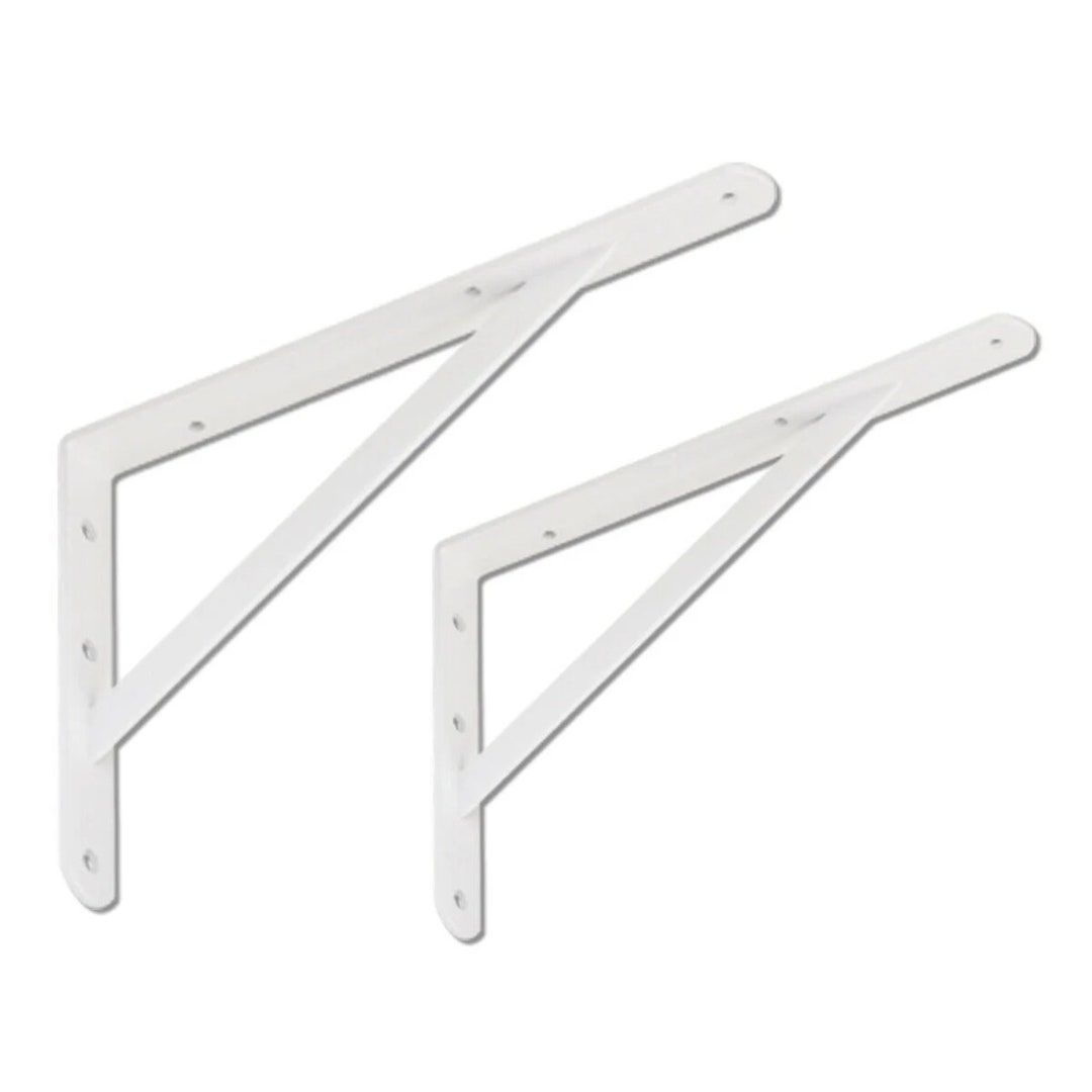 Single Heavy Duty White Steel Shelf Bracket Etsy