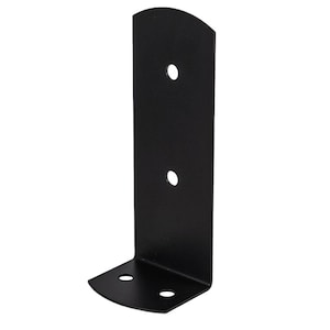 Versatile Black Bolt Down Post Angle Bracket – Angle Support for Pergolas, Gazebos & More
