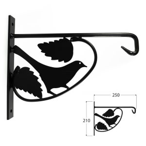 Bird Iron Plant Hanger Wall Hook Bracket for Hanging Garden Plant Baskets