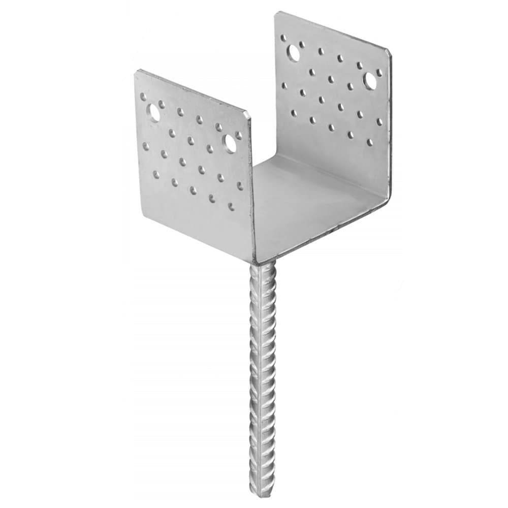 ELITEWILL Pfostensockelanker 8x8 Cm – 4 Stück, V Produktbild-Vorschau 1