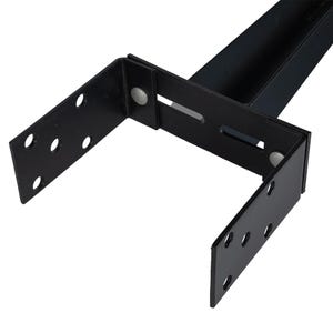 Heavy Duty Black Galvanised Adjustable Width Post Spike Support 60-150mm – 6×6&quot; | Adjustable Fence Post Spike | Post Spike Bracket