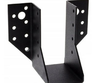 Staffa Angolare Per Pergola Ornamentale Nera Per Impieghi Gravosi - Foto 5