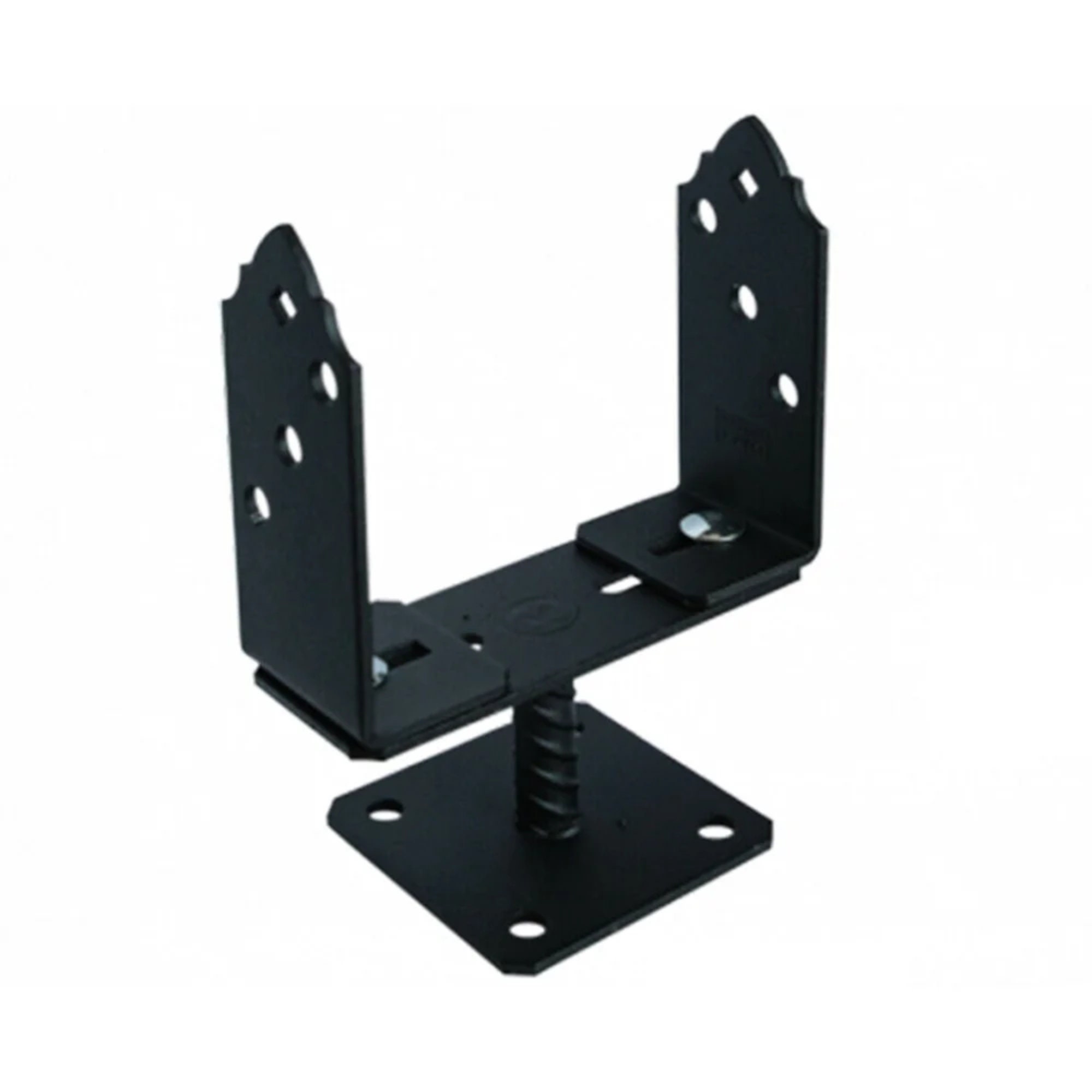 Black Adjustable Bolt Down Post Support - Etsy