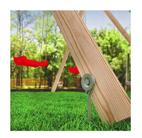 Mordx 4Pcs Ancrages au Sol pour Balançoire, Ancrage de Jardin, Fixations de Balançoire, résistantes à l'usure, Galvanisées, Coupe Vent, Imperméables, 420 mm Mordx 4Pcs Ancrages au Sol pour Balançoire, Ancrage de Jardin, Fixations de Balançoire, résistantes à l'usure, Galvanisées, Coupe Vent, Imperméables, 420 mm