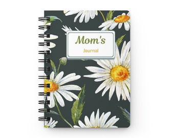 Personalized 5x7 notebook journals lined paper notebook spiral-bound personalize covers