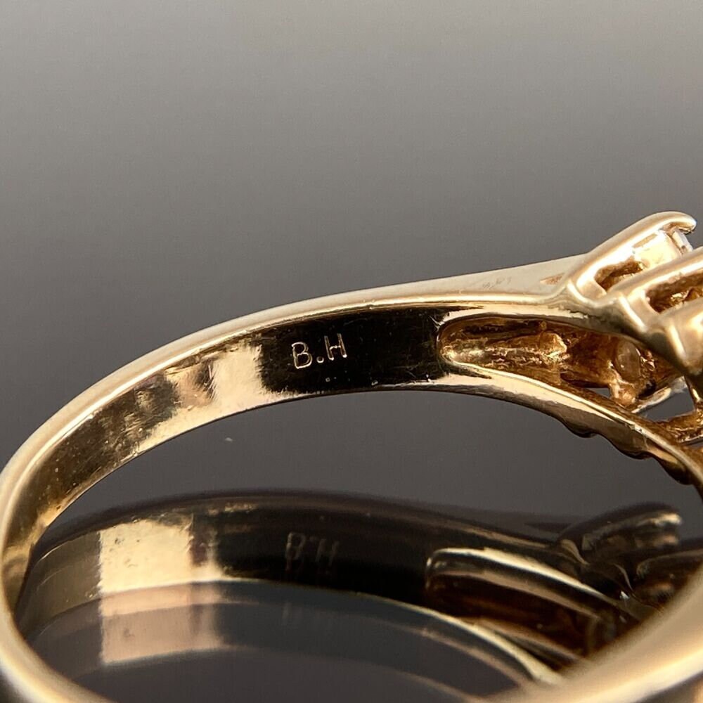 EFFY BH 14k Marquise Tanzanite & Diamond Yellow Gold Ring Size 6.75 - Etsy