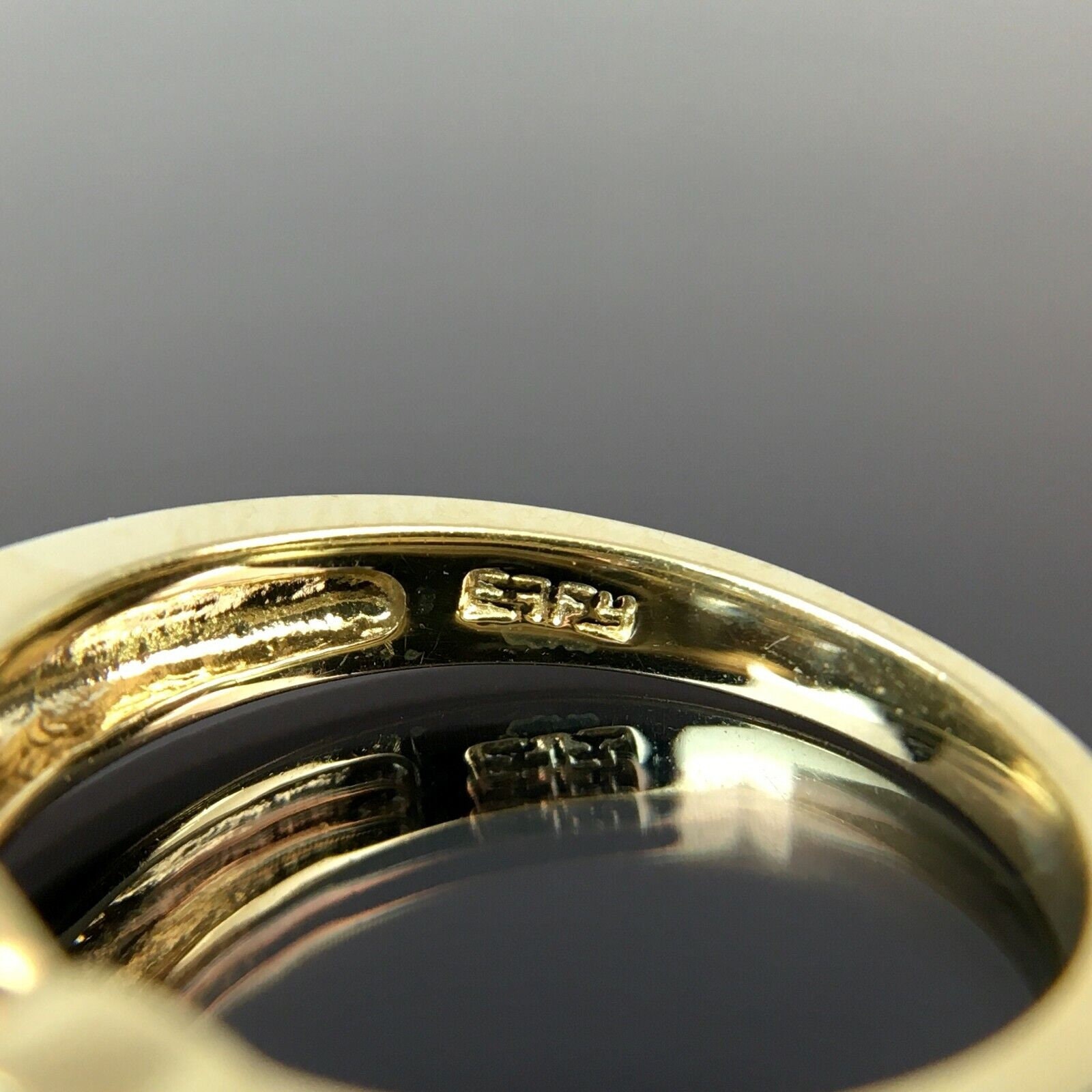 EFFY 14k Diamond & Oval Tanzanite Halo Yellow Gold Ring Size 6.75 - Etsy