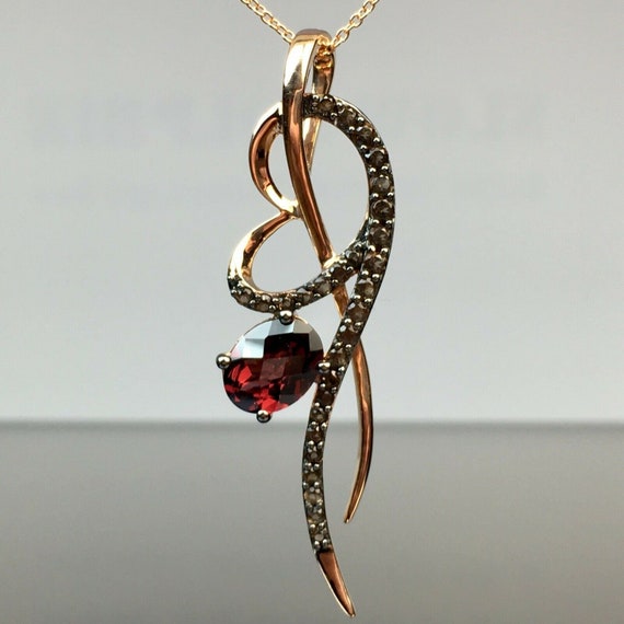 Le Vian 14k Rose Gold Rhodolite Garnet & Chocolate Topaz
