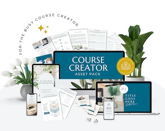 Coaching Template Pack, Course Creation Bundle, Course Graphic Templates, Coaching Membership Templates - INSTANT DOWNLOAD!