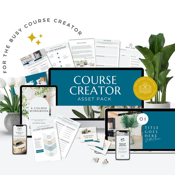 Coaching Template Pack, Course Creation Bundle, Course Graphic Templates, Coaching Membership Templates - INSTANT DOWNLOAD!