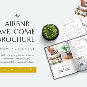 Airbnb-brochure, welkomstgastenboek, gastenbrochure, bed & breakfast-brochure, Airbnb-welkomstgids - INSTANT DOWNLOAD!