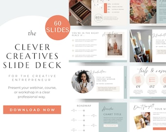 The Clever Creatives Slide Deck, Coaching Slide Deck, Artiest Slide Deck, Workshop Slide Deck, Cursusverkoop Slide Deck | DIRECTE DOWNLOAD!