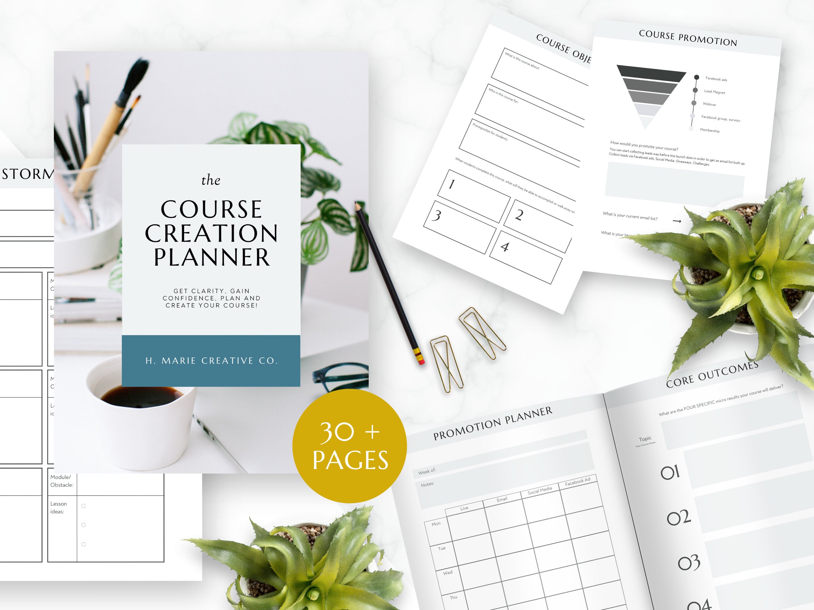 Course Creation Planner Coaching Planner Course Creation Strategy ...