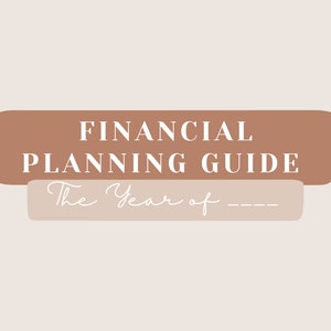 Financial Planner Full Guide | Monthly Budget Printable, Savings Tracker PDF, Debt Free, Editable Finance Goal Worksheet, Bill Money Tracker