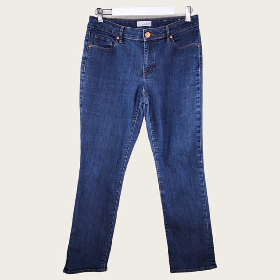 Ann Taylor Loft Curvy Straight Denim 