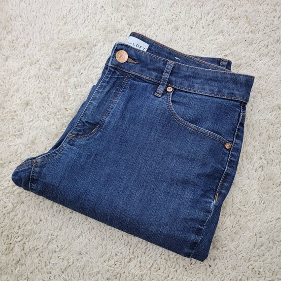 Ann Taylor Loft Curvy Straight Denim 