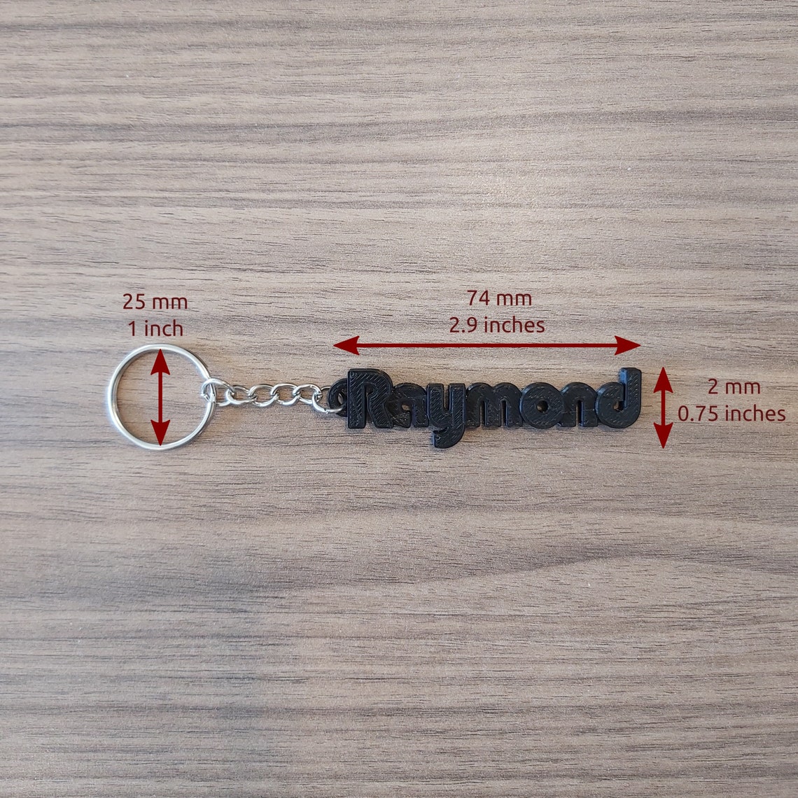 Personalized Text Keychain Custom Text Key Ring Custom - Etsy Canada