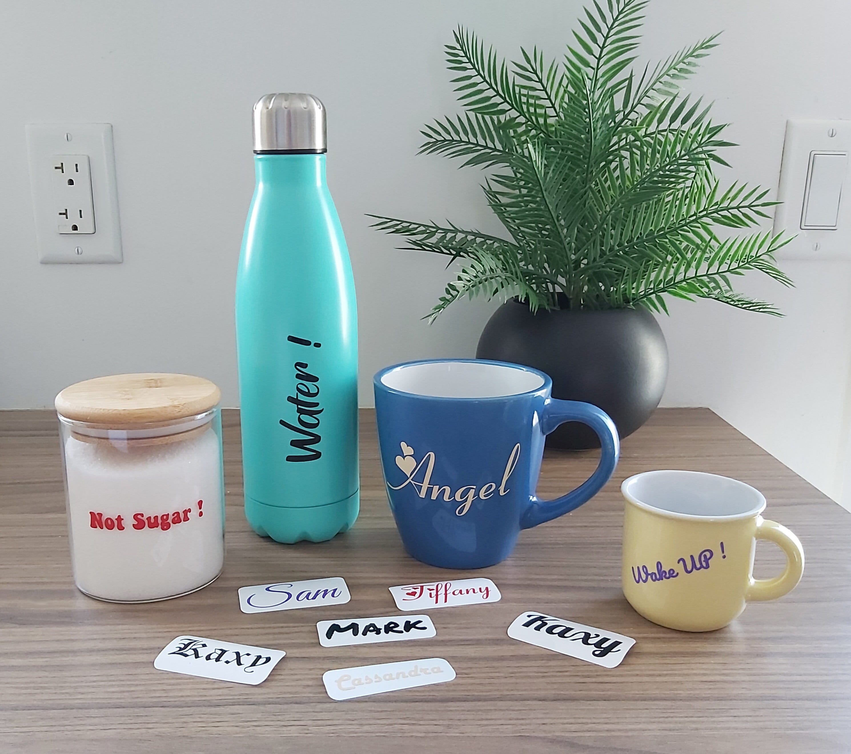 Custom Made Decal Wine Bottle Label Vinyl Name Decal Etsy