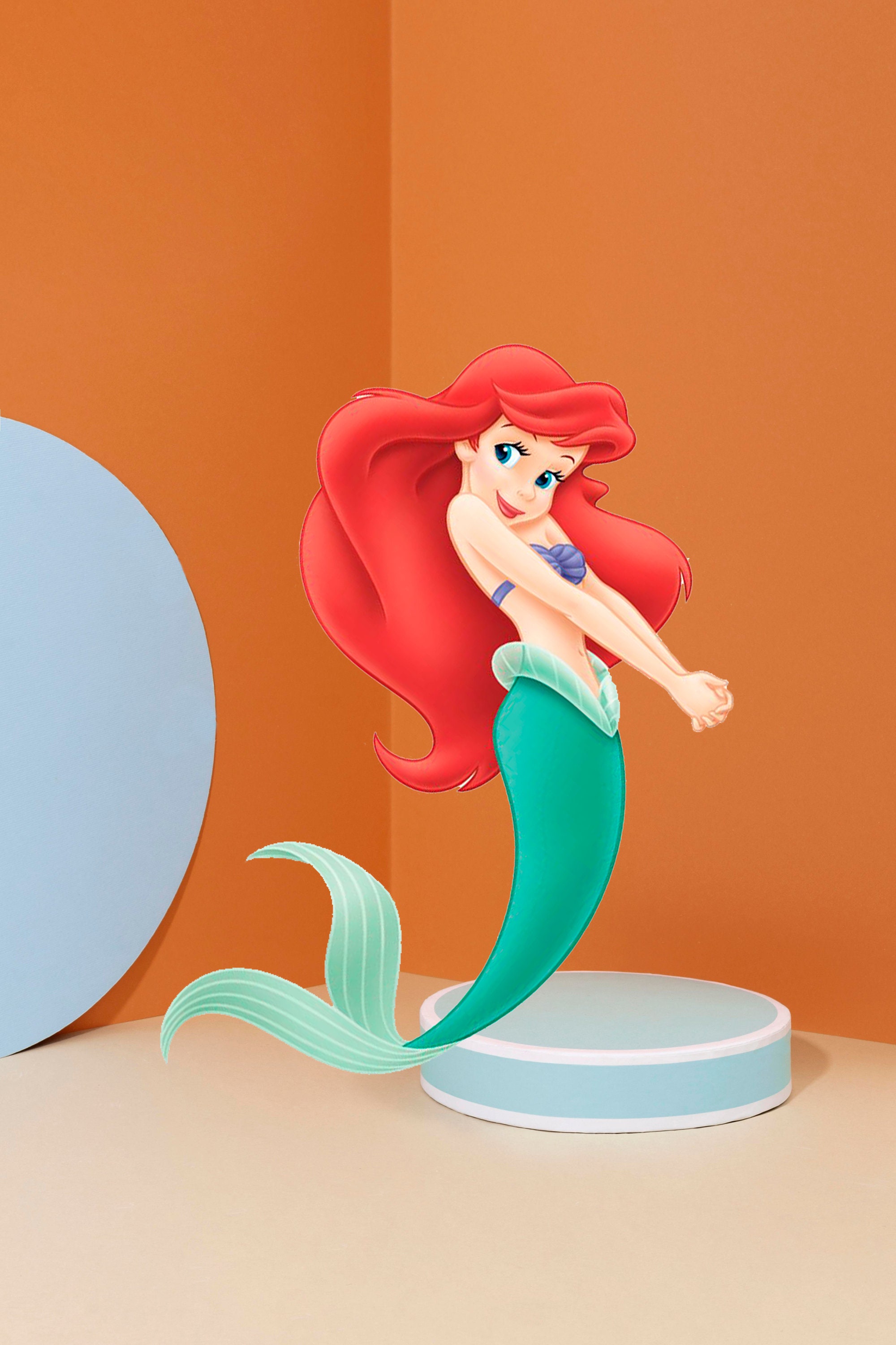 the-little-mermaid-foamboard-standee-cut-out-foamboard-etsy-canada