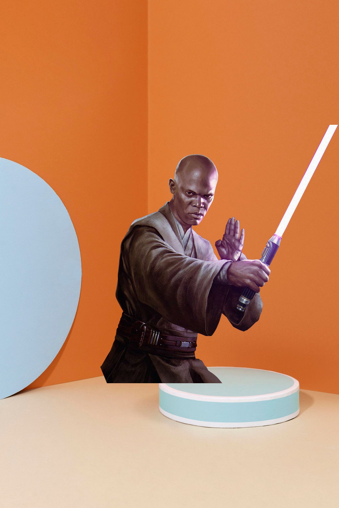 Mace Windu Foamboard Standee Cut Out foamboard Etsy