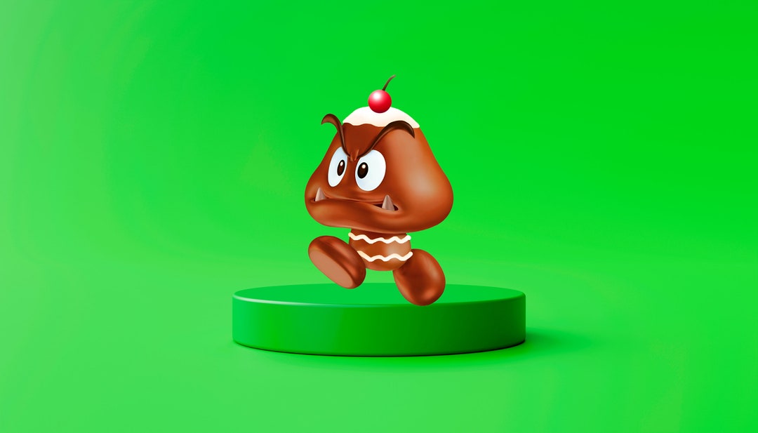 Choco Goomba Foamboard Standee Cut Out foamboard Etsy