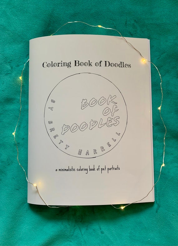 Coloring Book of Doodles - Etsy