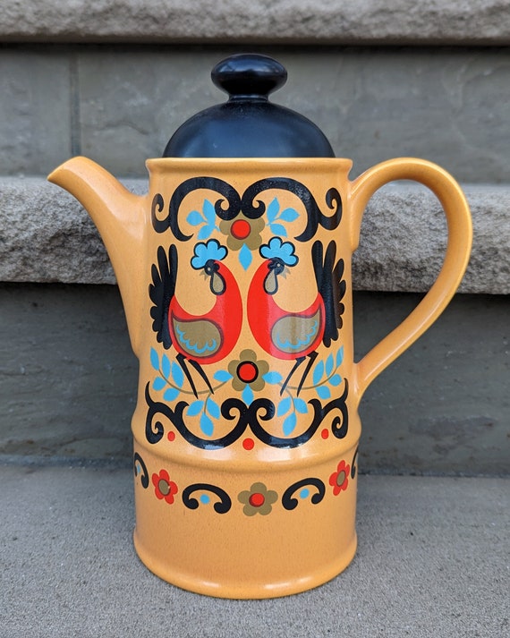 Sadler Rooster Vintage 10-pc Coffee Set (made in England) - Etsy
