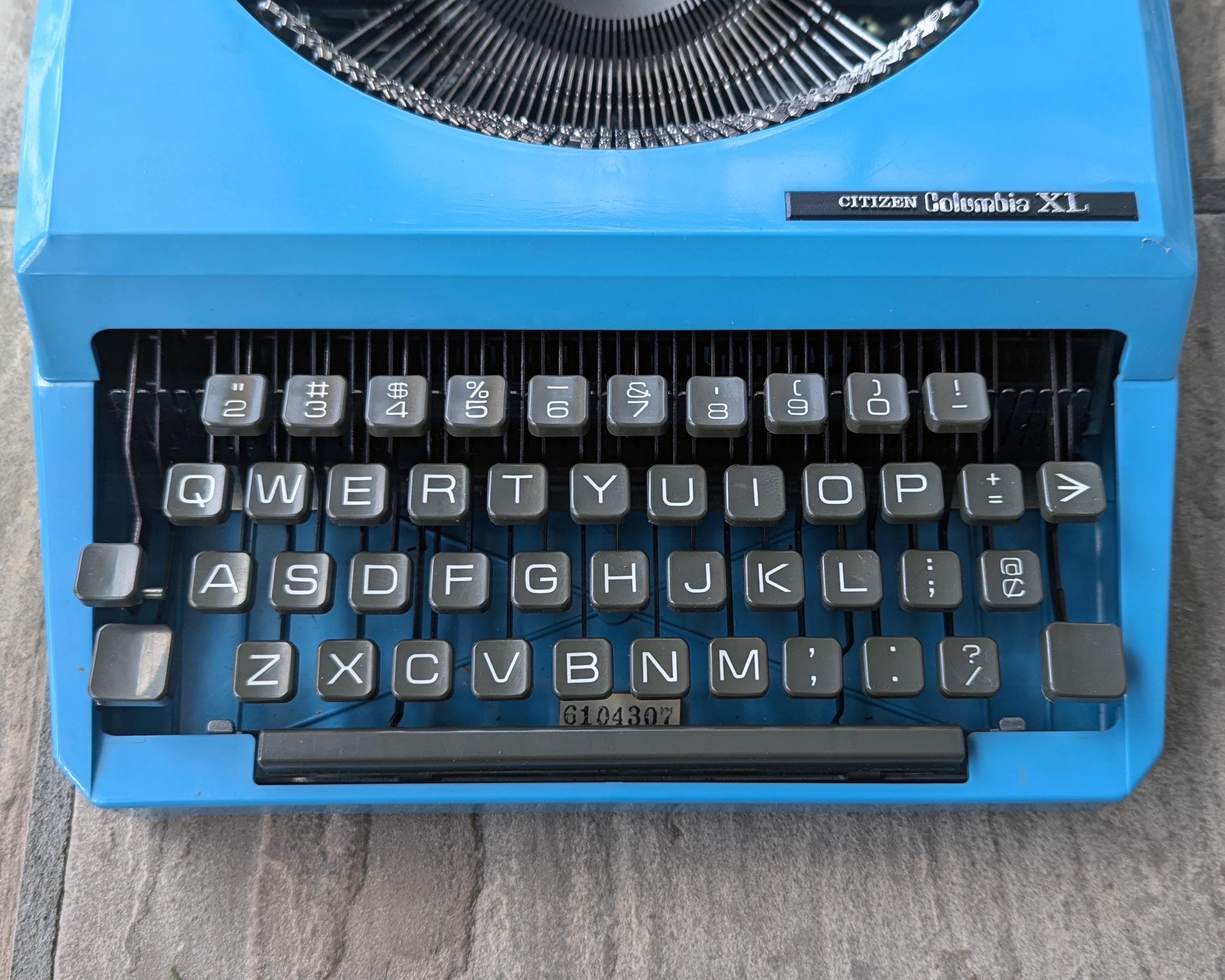 Citizen Columbia XL Typewriter W/ Case (made in Japan) - Etsy