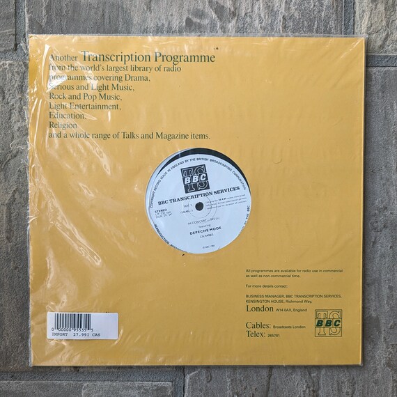 Depeche Mode BBC Transcription - in Concert (vinyl Record, LP
