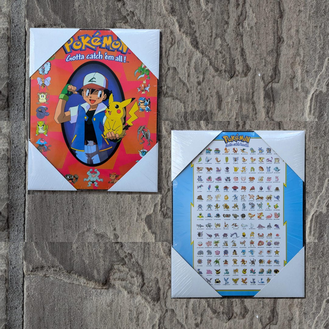 Pokemon Gotta Catch 'em All! Poster Plaque (8x10") *NEW* - Etsy