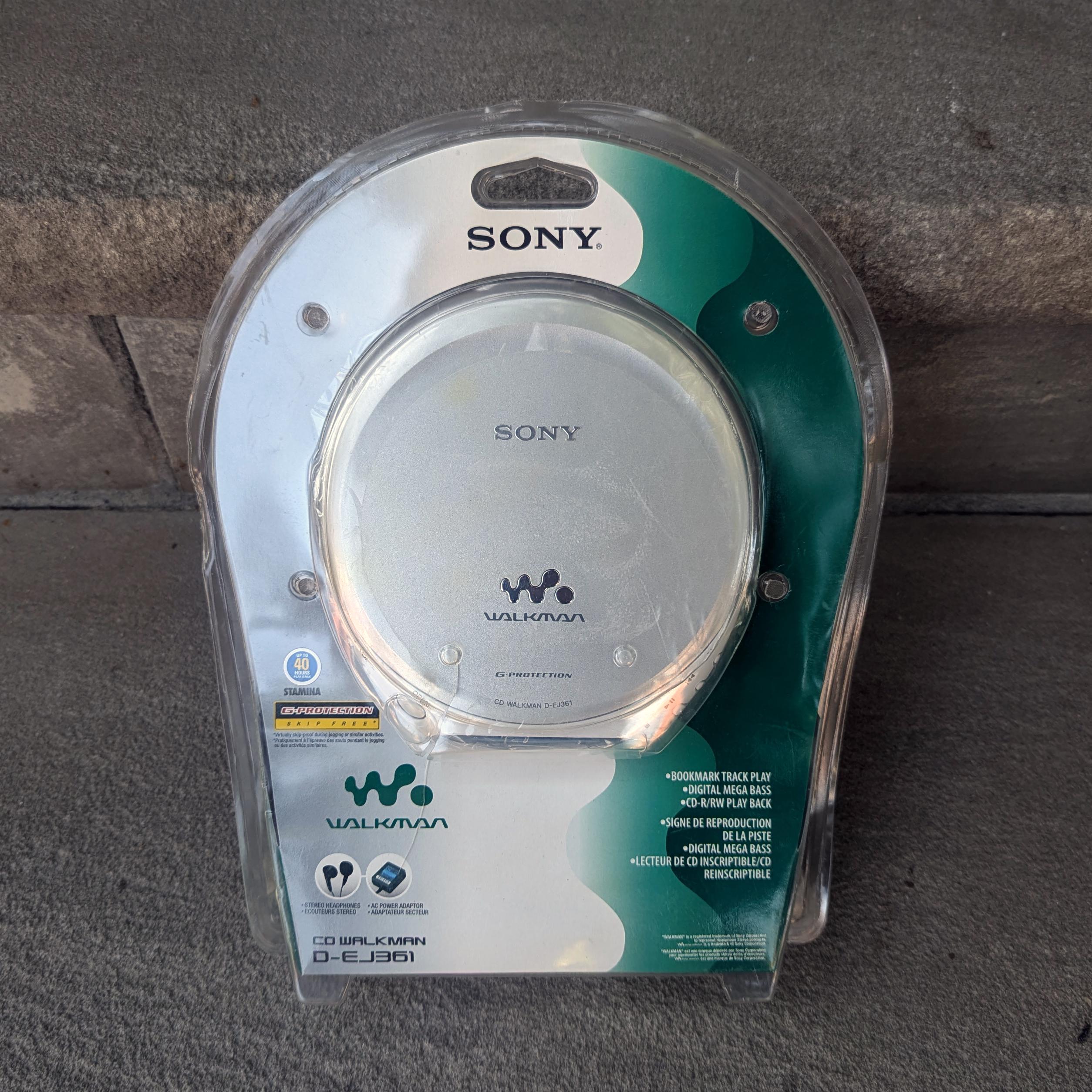 Sony CD Walkman (model D-EJ361) *NEW/SEALED* - Etsy