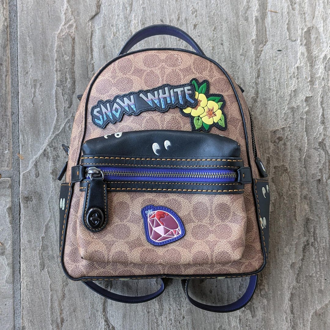 Coach X Disney - Snow White Dark Fairytale Backpack *HTF* - Etsy