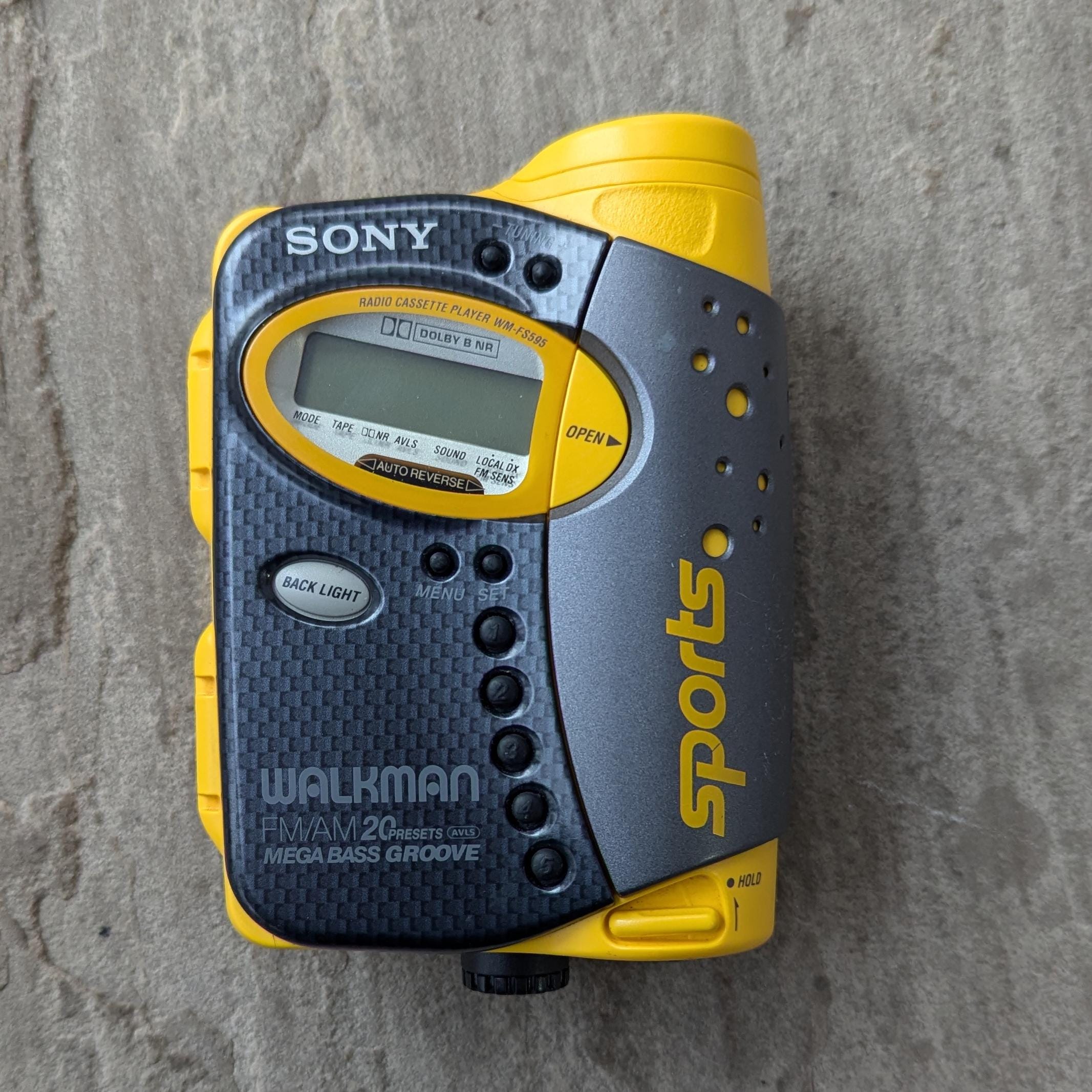 Sony Sports Walkman (WM-FS595) MEGA BASS Groove - Etsy