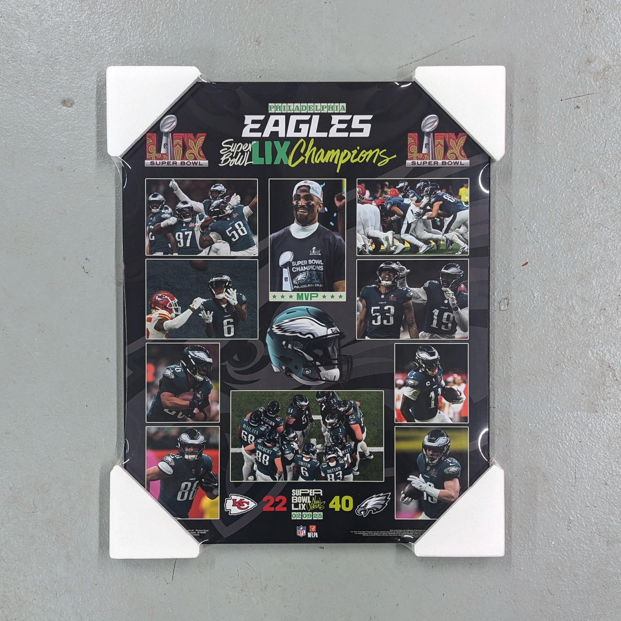 Philadelphia Eagles 2025 Super Bowl LIX Championship (posterplak