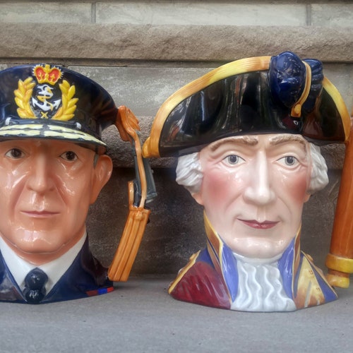 The Maritime Trust Admiral St. shops Vincent/Cunningham Large Character Mugs