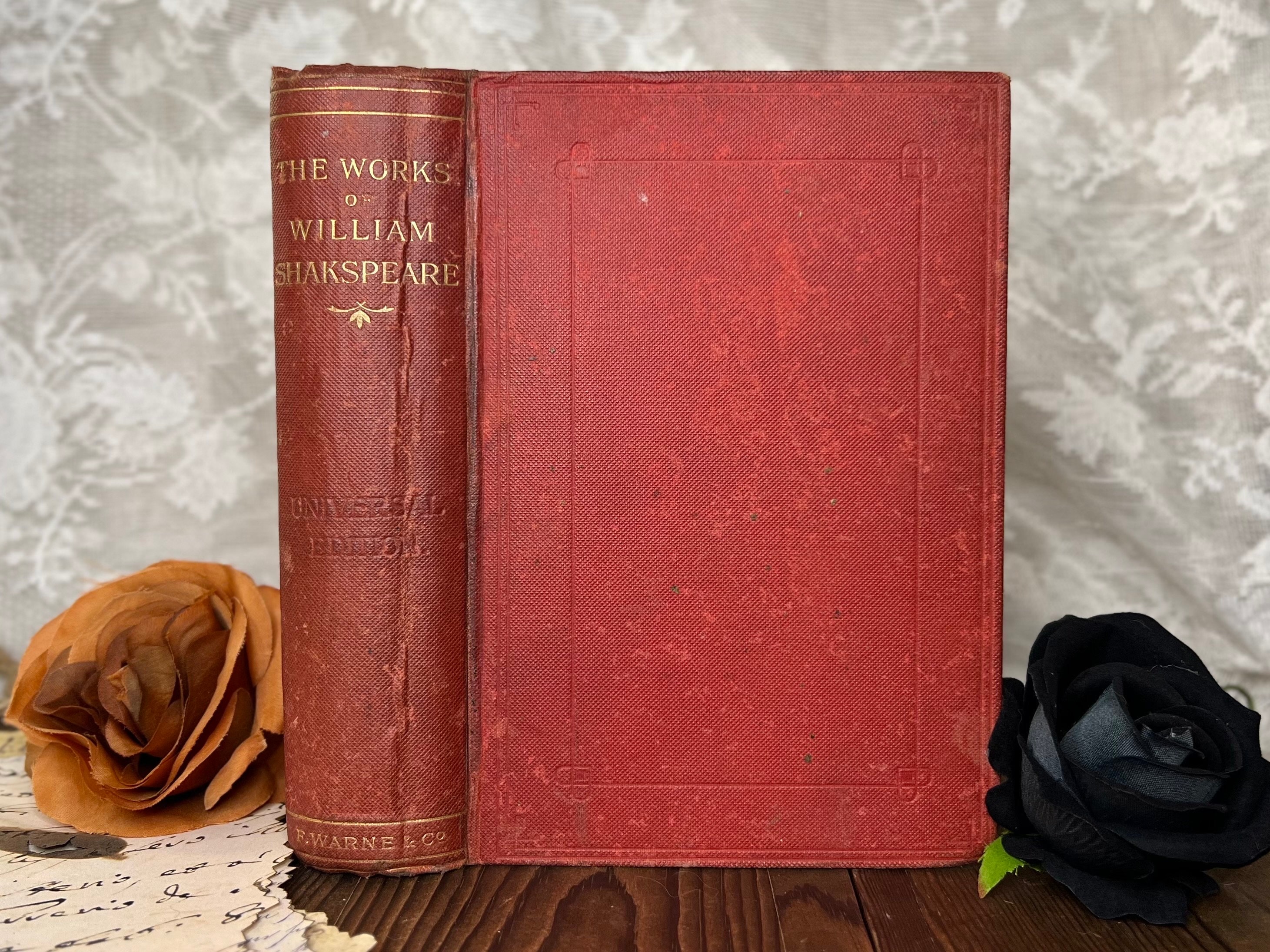 1890s Works of William Shakespeare, Universal Edition, Rare