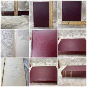 1899 The Bay Path JG Holland | Antique Historical Novel | Colonial New England Book | Maroon Gold Gilt Book bild 10
