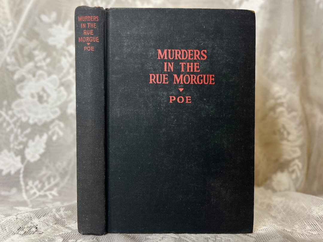 1900 Edgar Allan Poe, Murders in Rue Morgue, Poes Tales, Rare Antique