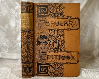 Edgar Allan Poe, The Assignation and Other Tales, Rare Antique Book, Macabre Gothic Tales, Popular Edition, Universal Publishing Company