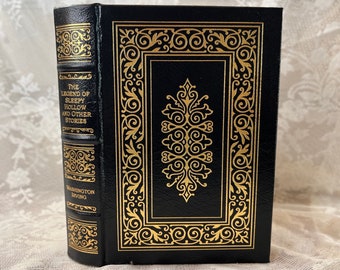 Legend of Sleepy Hollow and Other Stories, Washington Irving, 2002 Vintage Easton Press Leather Bound, Illustrated Gilt Decorative Hardcover