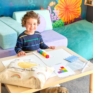 Toddler Cube Match | Toddler Busy Bag