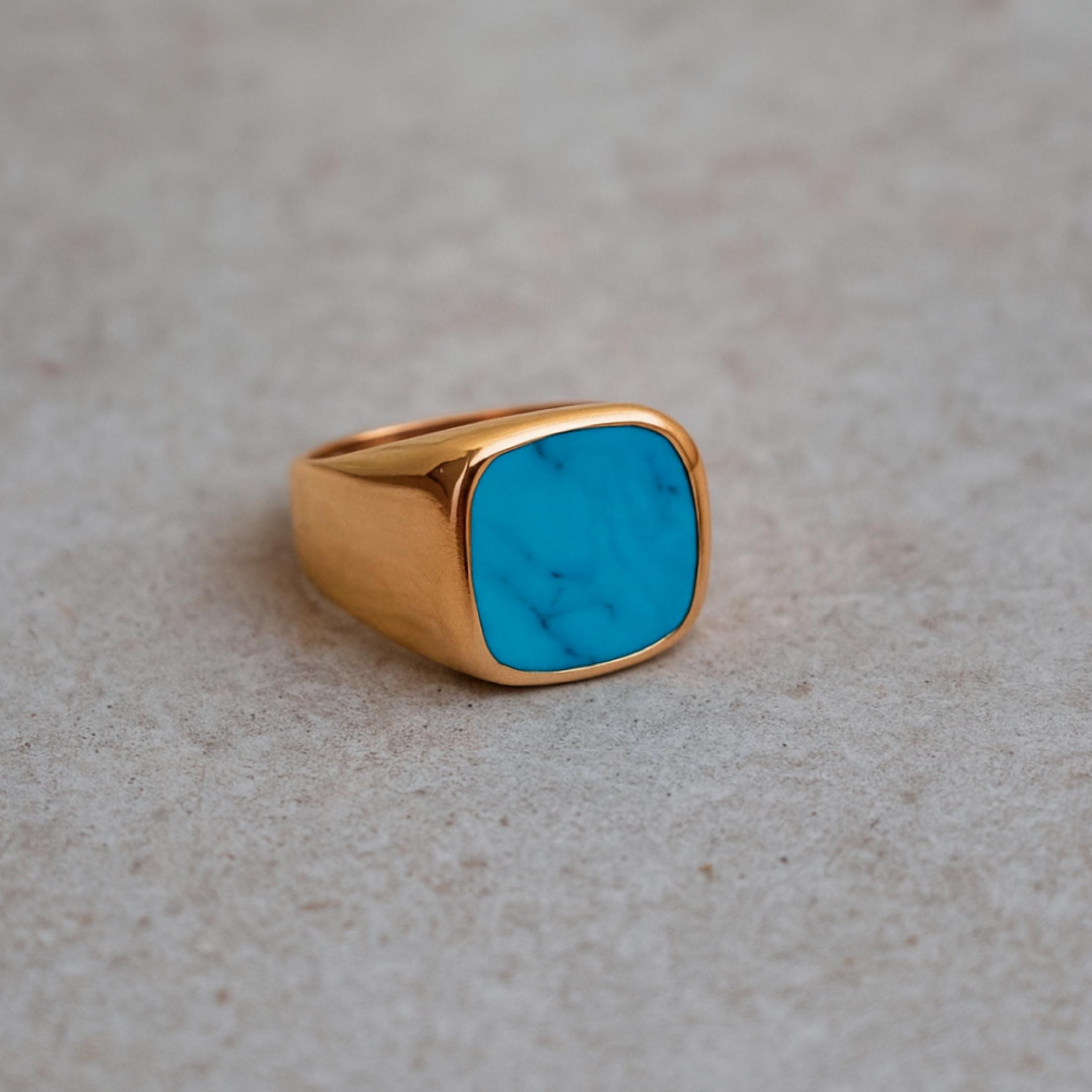 925 ターコイズ シグネットリング 925 ターコイズ シグネットリング