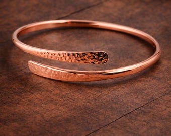 Reines Kupfer Heilstein Armband: Armreif für Männer Frauen, Geschenk für Sie, handgemachter Schmuck