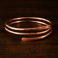 Pure Copper Healing Bracelet, Wrap Bangle, Gift for Women, Mothers Day Gift, Handmade Jewelry
