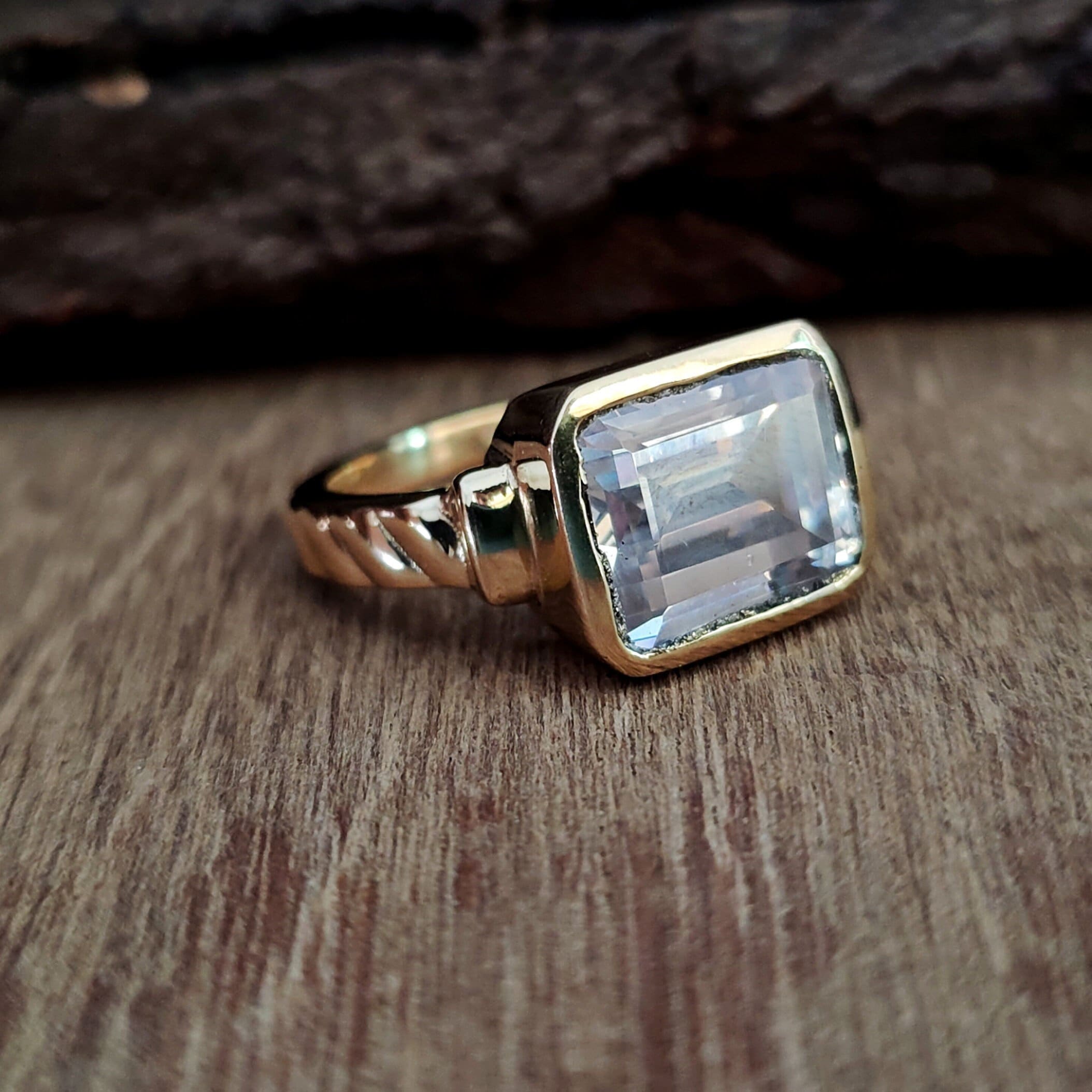 Chevalière En Argent 925 Avec Quartz Naturel - Taille 56 - 21g - Neuf Sans Emballage