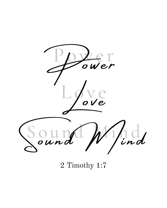 2 Timothy 1 7 Tattoo