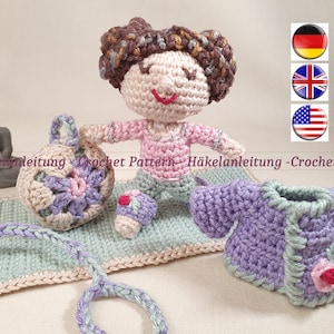 Crochet Pattern Crochet Pattern Amigurumi Yoga Crochet Doll